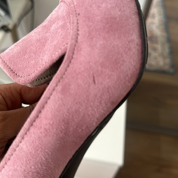 Donald J. Pliner lilac/mauve block heels - Picture 5 of 7